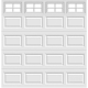 10FT Stockton - Garage Door Window Set Premier-P-4-GDW-STO-10FT-4x1PIECE