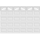 14FT Wagon Wheel - Garage Door Window Set Clopay-A-6-GDW-WAG-14FT-3x2PIECE 14FT Wagon Wheel - Garage Door Window Set Clopay-A-6-GDW-WAG-14FT-3x2PIECE