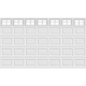 16FT Stockton - Garage Door Window Set Premier-P-7-GDW-STO-16FT-7x1PIECE 16FT Stockton - Garage Door Window Set Premier-P-7-GDW-STO-16FT-7x1PIECE