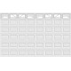 18FT Sunray - Garage Door Window Set Premier-P-8-GDW-SUN-18FT-2x4PIECE 18FT Sunray - Garage Door Window Set Premier-P-8-GDW-SUN-18FT-2x4PIECE