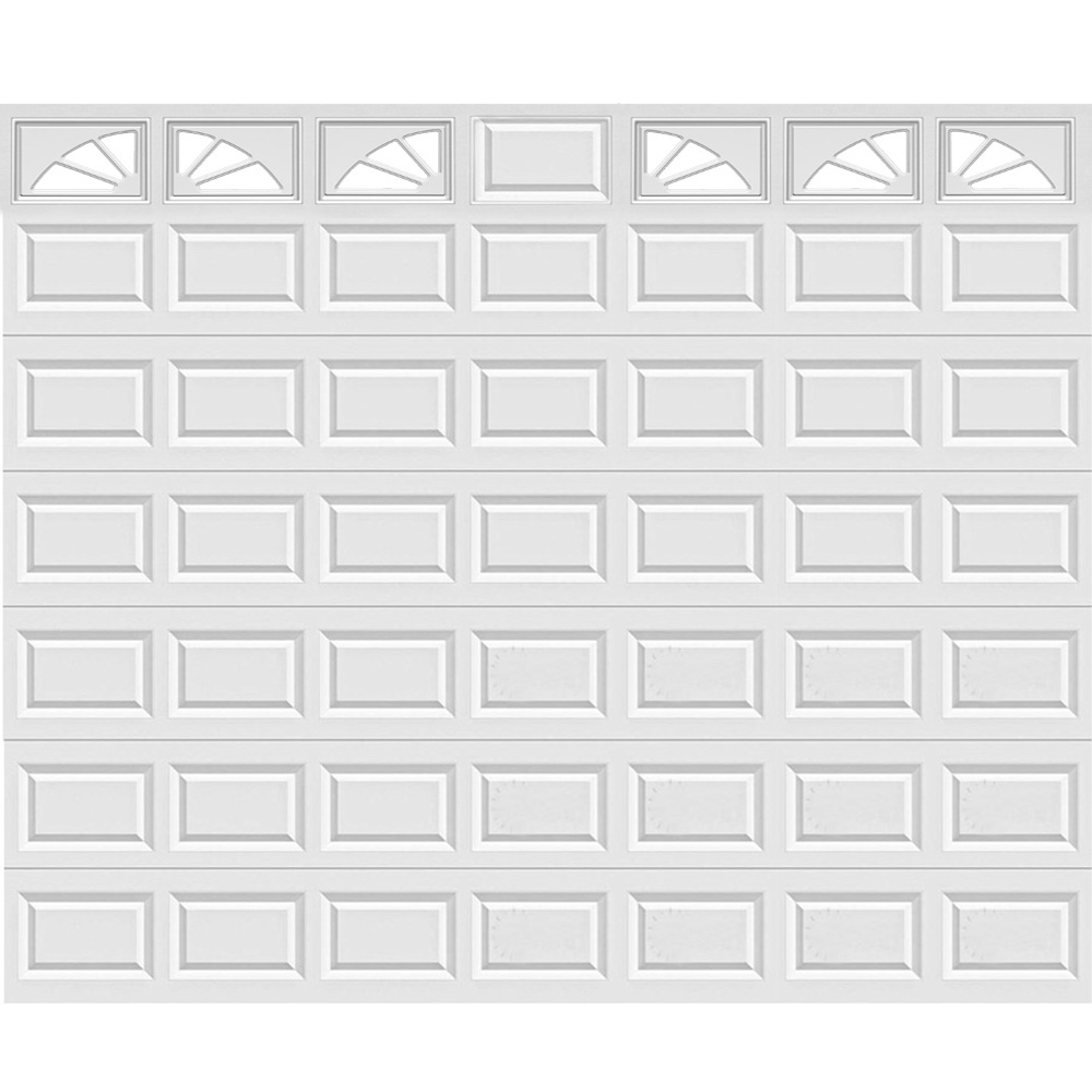 16FT Wagon Wheel Garage Door Window Set CarisolCA7GDWWAG16FT