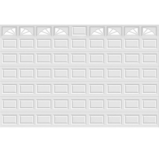 20FT Wagon Wheel - Garage Door Window Set Premier-P-9-GDW-WAG-20FT-4x2PIECE