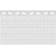 18FT Wagon Wheel - Garage Door Window Set Premier-P-8-GDW-WAG-18FT-4x2PIECE 18FT Wagon Wheel - Garage Door Window Set Premier-P-8-GDW-WAG-18FT-4x2PIECE