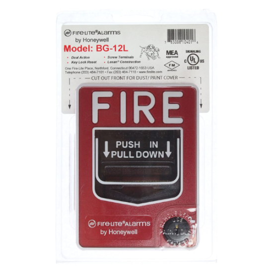 1 Dual-Action Pull Station Fire-Lite-BG-12L 1 Dual-Action Pull Station Fire-Lite-BG-12L