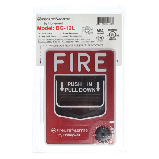 1 Dual-Action Pull Station Fire-Lite-BG-12L