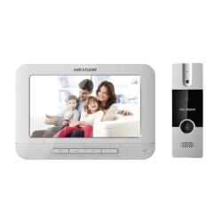 7 in. Video Intercom Door and Room Station System Hikvision-DS-KIS202