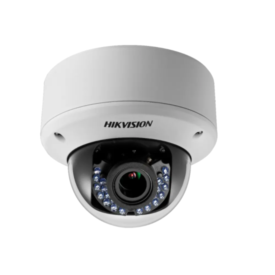 2.8 - 12mm - 2MP PoC Manual Varifocal Dome Camera Hikvision-DS-2CE56D0T-VFIRE