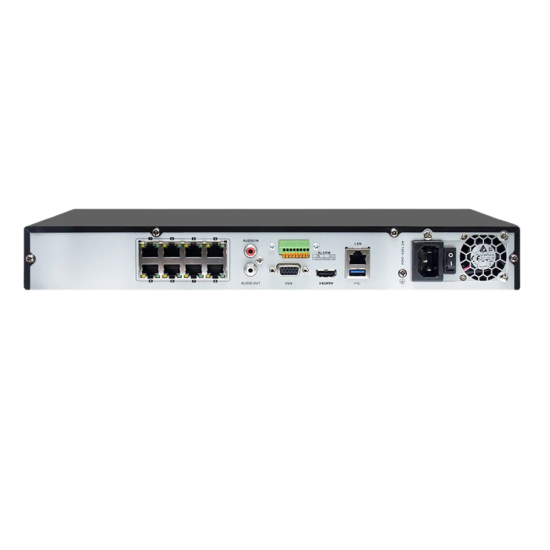 8Ch. 4K PoE Network Video Recorder Hikvision-DS-7608NI-K2-8P