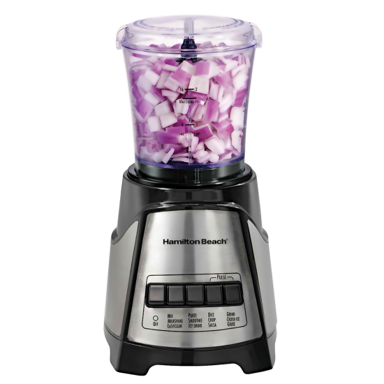 12 Speed Blender with Food Chopper Hamilton Beach-HB58149-58159 12 Speed Blender with Food Chopper Hamilton Beach-HB58149-58159