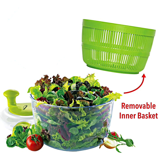 5 quarts Manual Salad Spinner Brentwood-KA5030