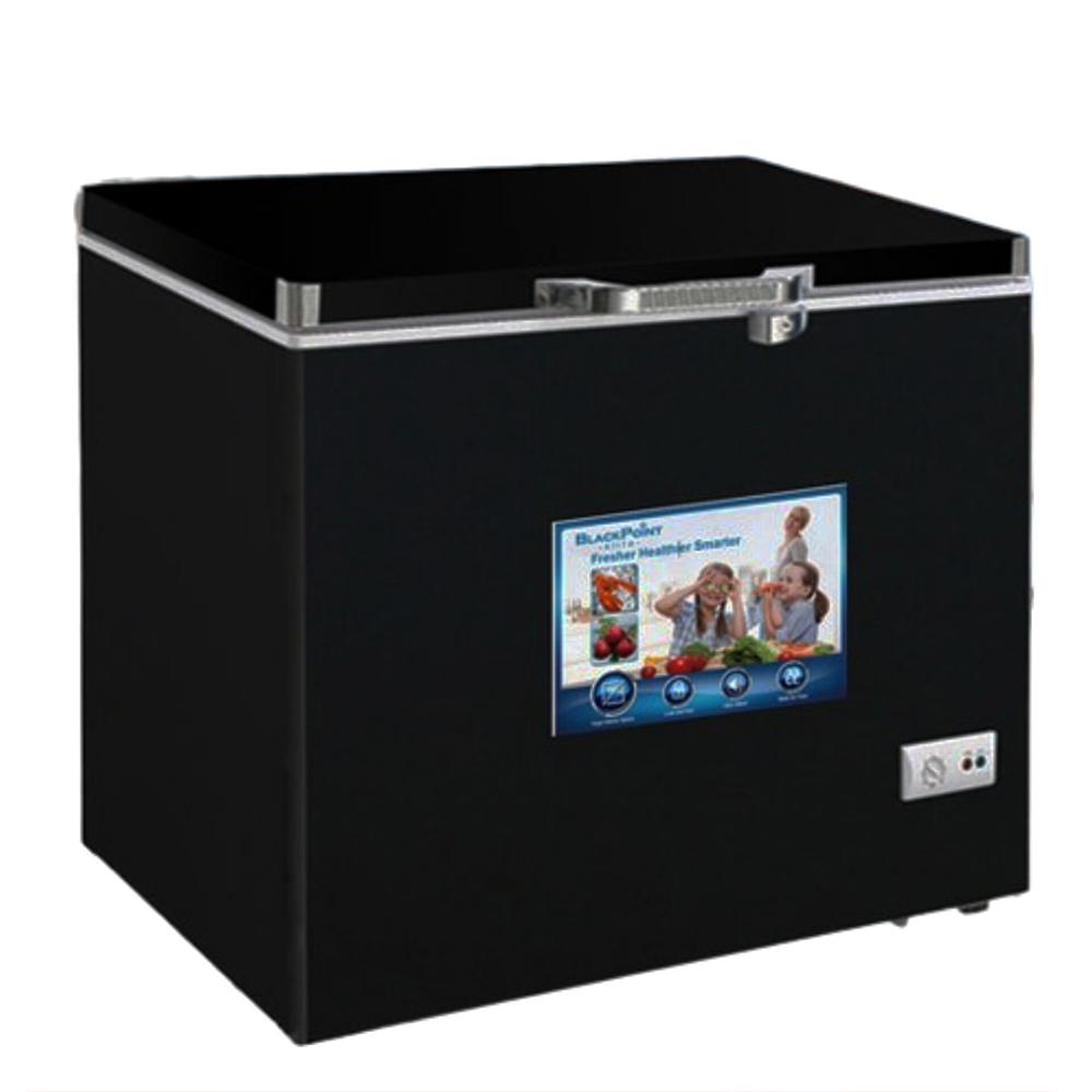 9 Cu. Ft. Chest Freezer Blackpoint-BP9FZ-CRYSTAL-DC-LED|Carisol