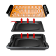 1000W ELECTRIC COPPER GRILL Hamilton Beach-TS642 1000W ELECTRIC COPPER GRILL Hamilton Beach-TS642
