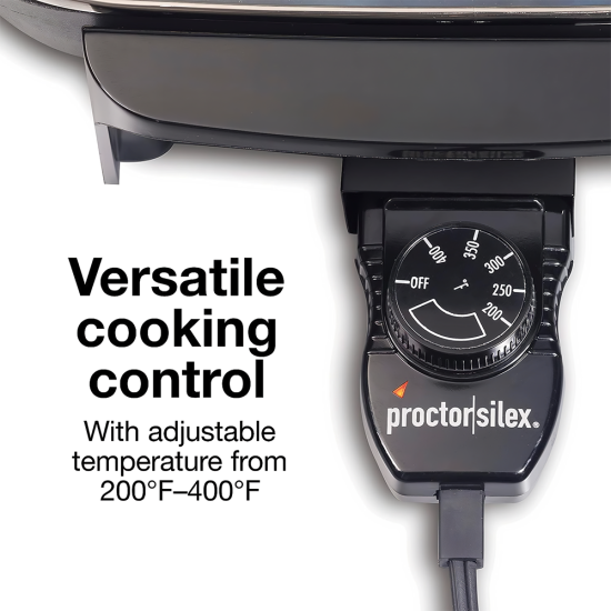 12 in. Electric Skillet Proctor Silex-PS38526 12 in. Electric Skillet Proctor Silex-PS38526