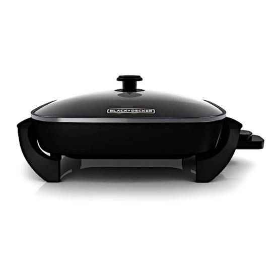 12in. Electric Skillet Black and Decker-SK1212B