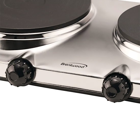 2 Burner Hot Plate Brentwood-TS372 2 Burner Hot Plate Brentwood-TS372