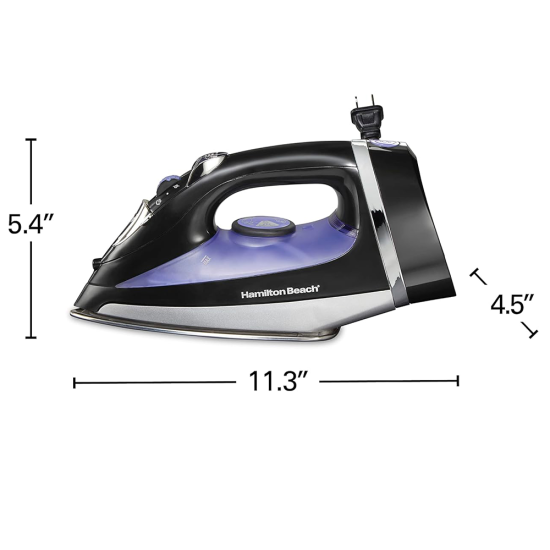 1200 W Steam Iron Hamilton Beach-HB14214 1200 W Steam Iron Hamilton Beach-HB14214