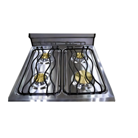 21 in. Gas Stove Blackpoint-BP020E-SIL