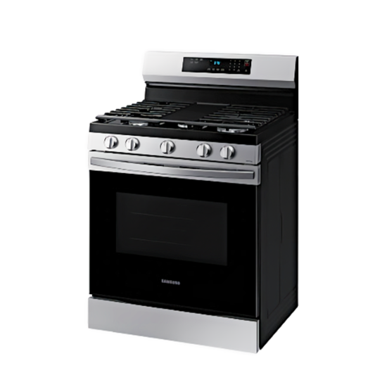 30 in. Gas Stove with Air Fryer and Wi-Fi Samsung-NX60A6715SS-AP