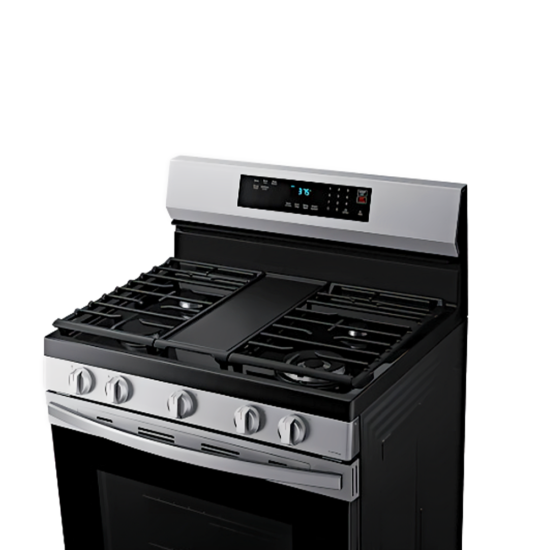 30 in. Gas Stove with Air Fryer and Wi-Fi Samsung-NX60A6715SS-AP