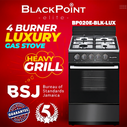 21 in. Gas Stove Blackpoint-BP020E-BLK-LUX