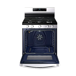 30 in. Gas Stove with Air Fryer and Wi-Fi Samsung-NX60B6515SS-AP