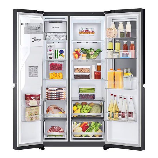 23.8 cu ft Refrigerator LG-VS25XHWCB-2025 23.8 cu ft Refrigerator LG-VS25XHWCB-2025