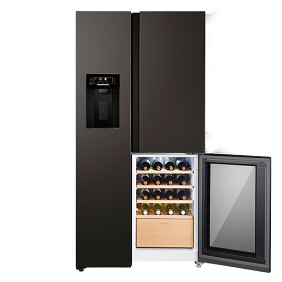 25 cu ft Refrigerator Imperial-IMP25-WINE-CHEESE-CAKE-SBS-NF-ST