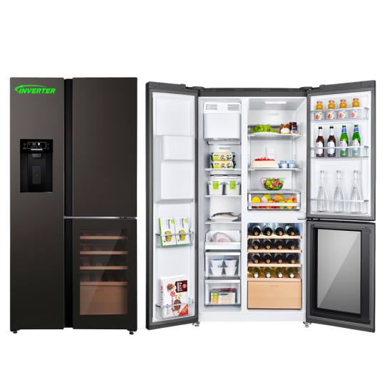 25 cu ft Refrigerator Imperial-IMP25-WINE-CHEESE-CAKE-SBS-NF-ST