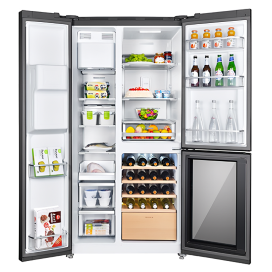 25 cu ft Refrigerator Imperial-IMP25-WINE-CHEESE-CAKE-SBS-NF-ST