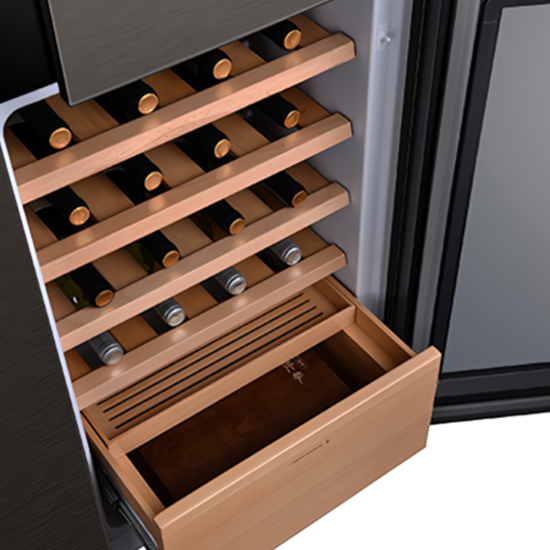 25 cu ft Refrigerator Imperial-IMP25-WINE-CHEESE-CAKE-SBS-NF-ST