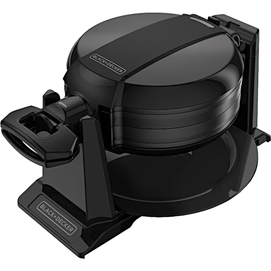 4 Slice Double Flip Waffle Maker Black And Decker-WMD200B 4 Slice Double Flip Waffle Maker Black And Decker-WMD200B