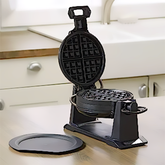 4 Slice Double Flip Waffle Maker Black And Decker-WMD200B 4 Slice Double Flip Waffle Maker Black And Decker-WMD200B