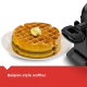 4 Slice Double Flip Waffle Maker Black And Decker-WMD200B 4 Slice Double Flip Waffle Maker Black And Decker-WMD200B