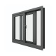 60 in. x 36  in. Aluminum Double Glider Windows Carisol-ADGW60-36