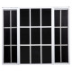 60 in. x 36  in. Aluminum Double Glider Windows Carisol-ADGW60-36