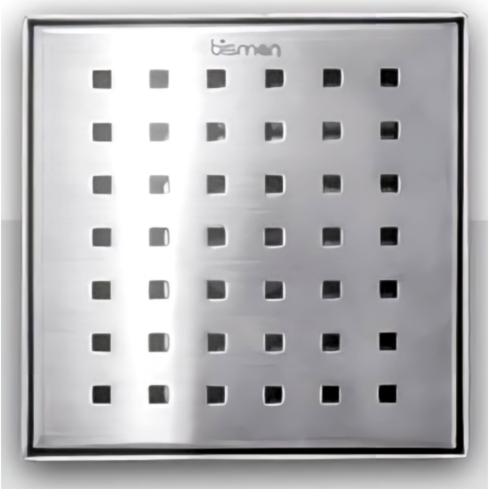  6  X 6 in.  Square Center Floor Drain Bisman-BMFD66S