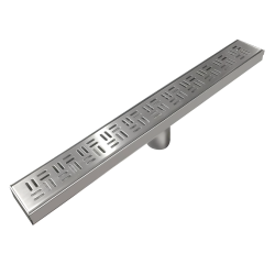24 X 2.75 in. Square Hole Style Linear Floor Drain Bisman-BMFD24A