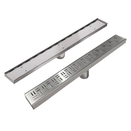 24 X 2.75 in. Square Hole Style Linear Floor Drain Bisman-BMFD24A