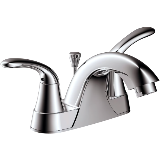 4 in. Two Handle Bathroom Basin Mixer with pop-up BRIGGS-B303 4 in. Two Handle Bathroom Basin Mixer with pop-up BRIGGS-B303