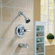 8 in Impression Bath And Shower Mixer with pop-up Ez-Flo-10205