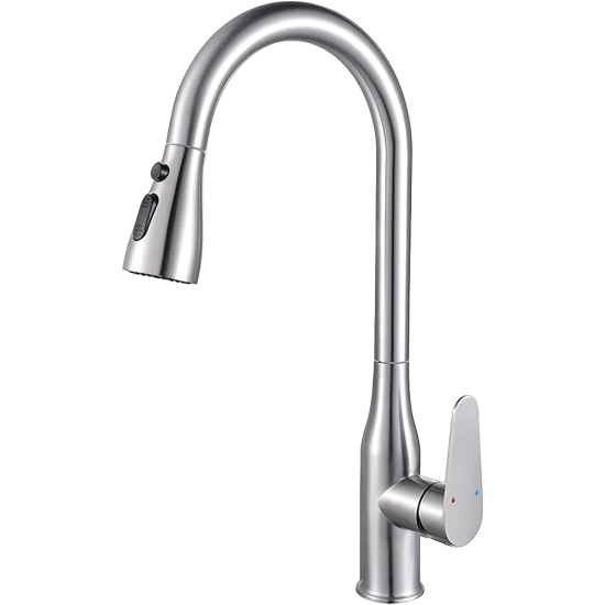 11.0 in Kitchen Mixer with Pull Out Spray Bisman-BMKF004 SS 11.0 in Kitchen Mixer with Pull Out Spray Bisman-BMKF004 SS