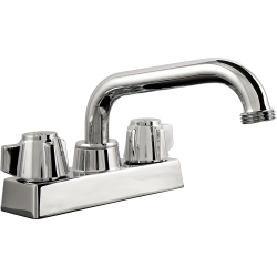 4 in.  Basic and Brass Series Laundry Mixer  Ez-Flo-10891LF