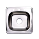 6 X 17 X 21 in. Single Bowl Stainless Steel Drop-In Kitchen Sink Browns-BM25226 6 X 17 X 21 in. Single Bowl Stainless Steel Drop-In Kitchen Sink Browns-BM25226