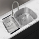 7 X 20.5 X 31.5 in. Double Bowl Stainless Steel Undermount Kitchen Sink Browns-BRU0907R