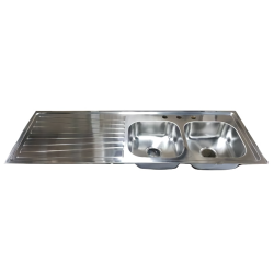 7.08 X 42.51 X 18.89 in.  Single Bowl Stainless Steel DI Kitchen Sink with RHS Drain Browns-10050R6