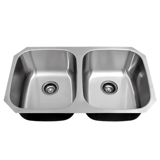 8 X 18 X 31.25 in. Single Bowl Stainless Steel Undermount Kitchen Sink Browns-BRUE208