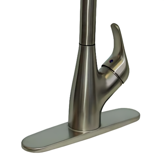 8 in Sterling Series Kitchen Mixer with pull down spray Ez-Flo-LL-10389 8 in Sterling Series Kitchen Mixer with pull down spray Ez-Flo-LL-10389