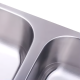 8 X 18 X 31.25 in. Single Bowl Stainless Steel Undermount Kitchen Sink Browns-BRUE208