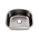 9 X 21 X 23-1-4 in. Single Bowl Stainless Steel Undermount Kitchen Sink Browns-BRUS307-2 9 X 21 X 23-1-4 in. Single Bowl Stainless Steel Undermount Kitchen Sink Browns-BRUS307-2