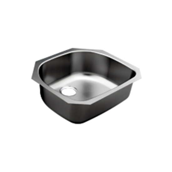 9 X 21 X 23-1/4 in. Single Bowl Stainless Steel Undermount Kitchen Sink Bisman-BRUS307-1 9 X 21 X 23-1/4 in. Single Bowl Stainless Steel Undermount Kitchen Sink Bisman-BRUS307-1